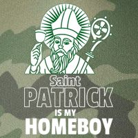 St. Patrick Is My Homeboy Funny Irish Legacy Tie Dye Trucker Hat