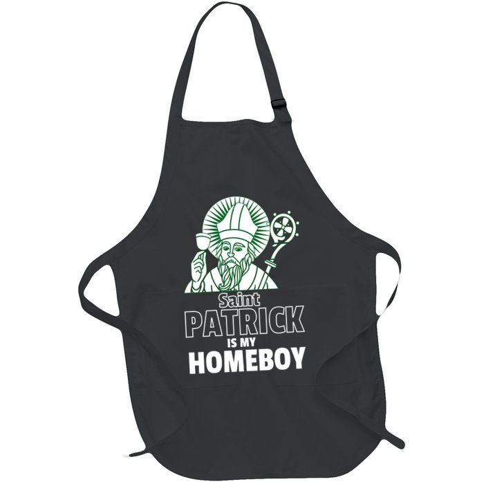 St. Patrick Is My Homeboy Funny Irish Apron