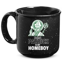 St. Patrick Is My Homeboy Funny Irish 15oz Campfire Ceramic Mug