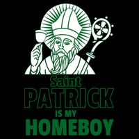 St. Patrick Is My Homeboy Funny Irish 16oz Travel Tumbler