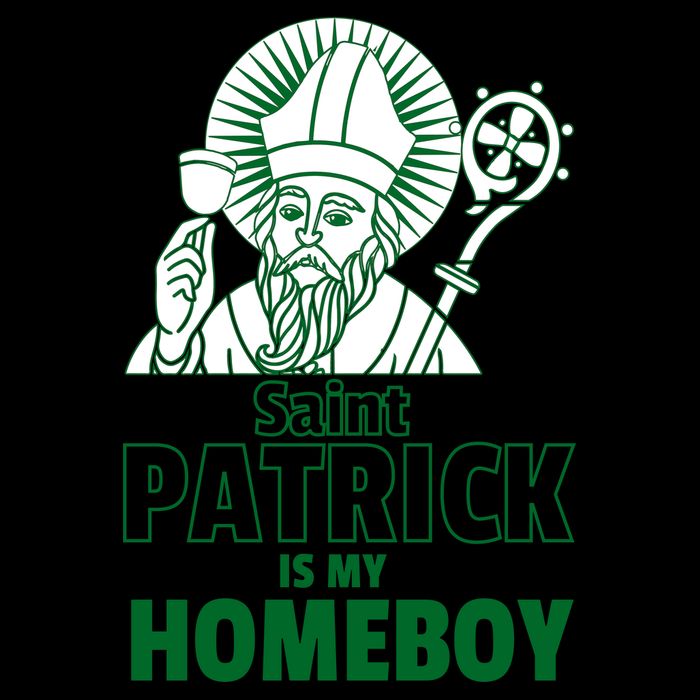 St. Patrick Is My Homeboy Funny Irish 16oz Travel Tumbler