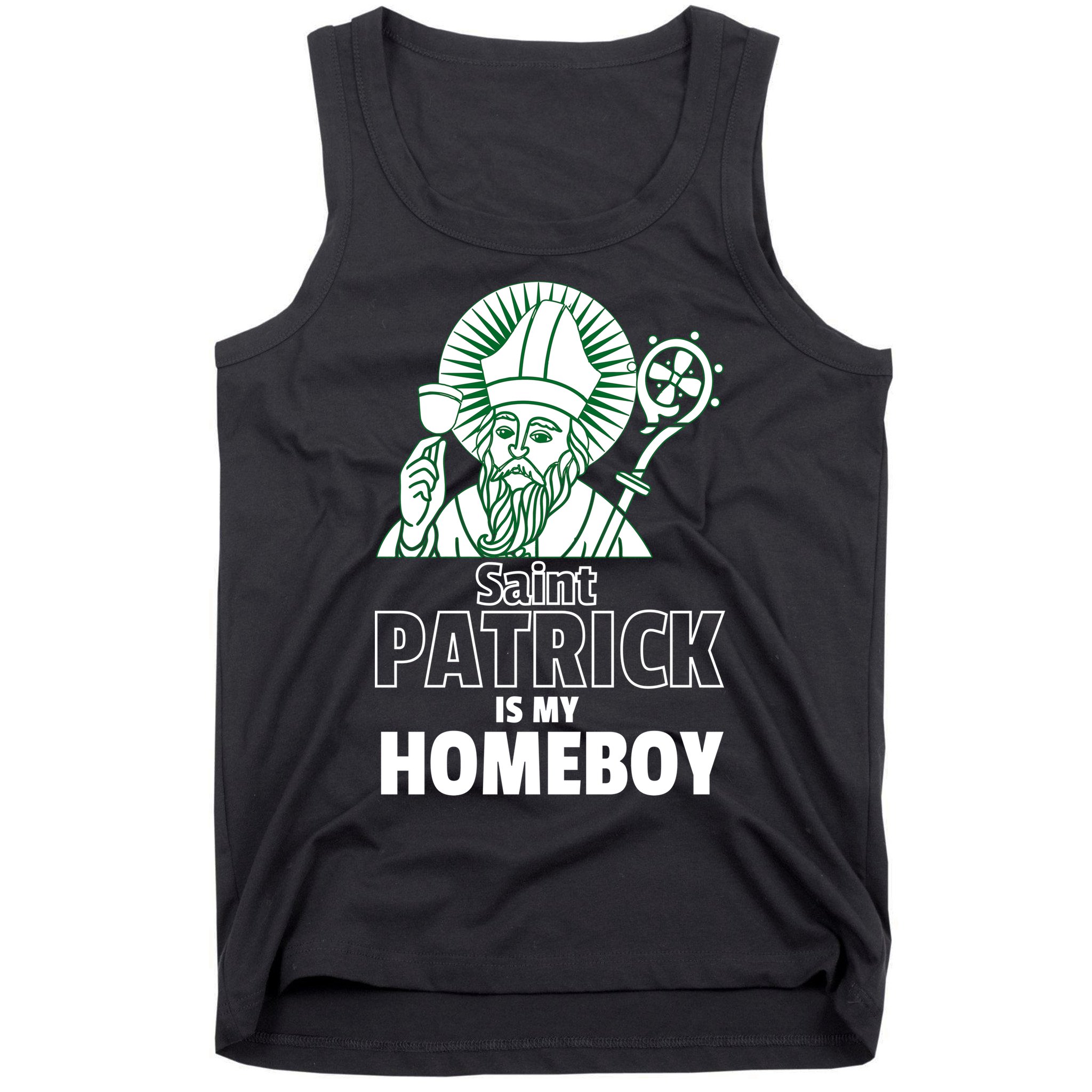 St. Patrick Is My Homeboy Funny Irish Tank Top