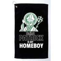 St. Patrick Is My Homeboy Funny Irish Golf Towel