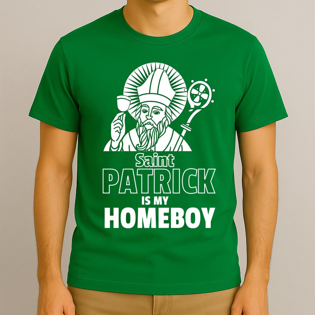 St. Patrick Is My Homeboy Funny Irish T-Shirt
