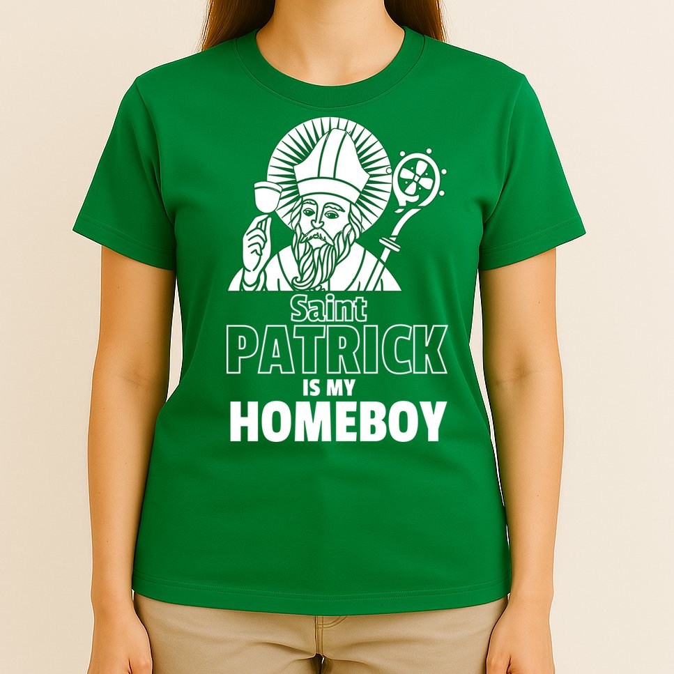St. Patrick Is My Homeboy Funny Irish T-Shirt