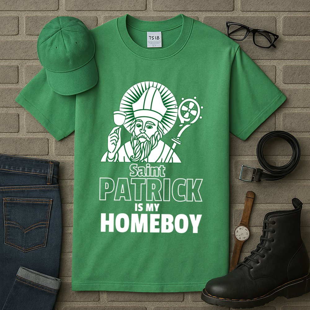 St. Patrick Is My Homeboy Funny Irish Tall T-Shirt