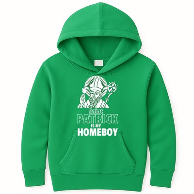 St. Patrick Is My Homeboy Funny Irish Kids Hoodie