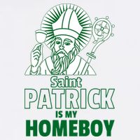 St. Patrick Is My Homeboy Funny Irish Garment-Dyed Sweatshirt