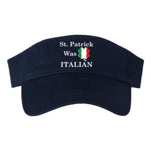 St. Patrick Was Italian Funny St Patricks Day Valucap Bio-Washed Visor