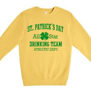 St. Patrick's Day All Star Drinking Team Premium Crewneck Sweatshirt