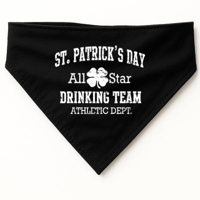 St. Patrick's Day All Star Drinking Team USA-Made Doggie Bandana