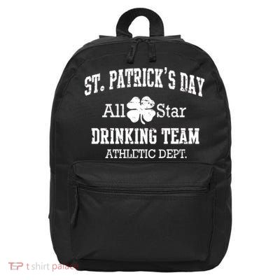 St. Patrick's Day All Star Drinking Team 16 in Basic Backpack