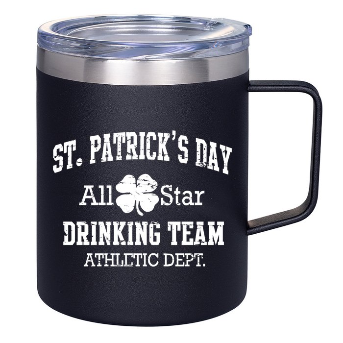 St. Patrick's Day All Star Drinking Team 12oz Stainless Steel Coffee Mug