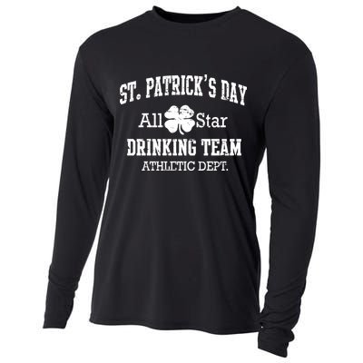 St. Patrick's Day All Star Drinking Team Cooling Performance Long Sleeve Crew