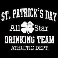 St. Patrick's Day All Star Drinking Team Baby Bodysuit