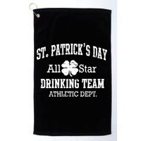St. Patrick's Day All Star Drinking Team Golf Towel