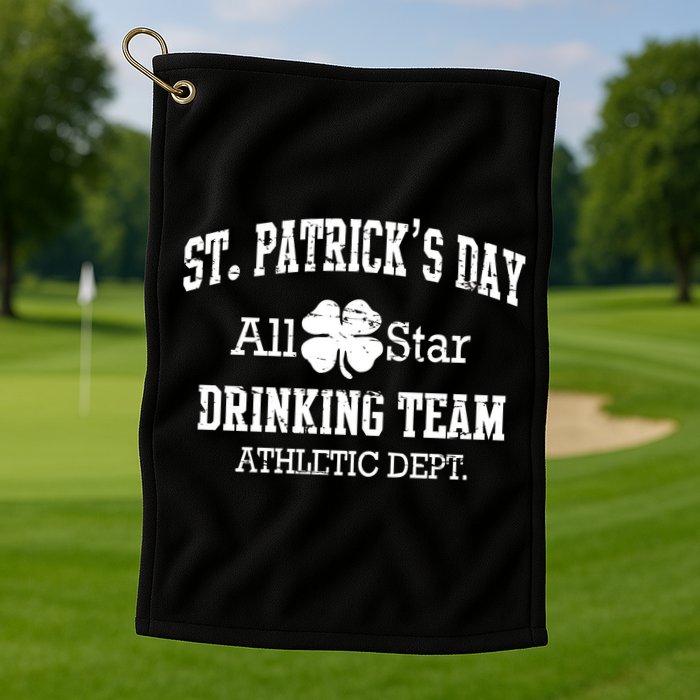 St. Patrick's Day All Star Drinking Team Golf Towel
