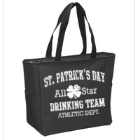 St. Patrick's Day All Star Drinking Team Zip Tote Bag