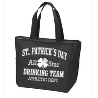 St. Patrick's Day All Star Drinking Team Zip Tote Bag