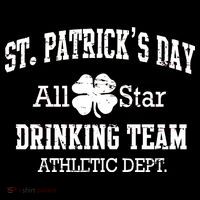 St. Patrick's Day All Star Drinking Team Zip Tote Bag