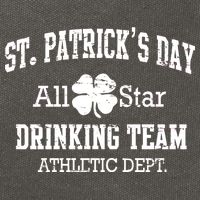 St. Patrick's Day All Star Drinking Team Cotton Canvas Backpack