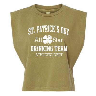 St. Patrick's Day All Star Drinking Team Garment-Dyed Women's Muscle Tee