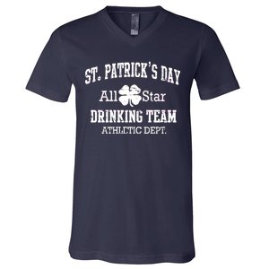 St. Patrick's Day All Star Drinking Team V-Neck T-Shirt