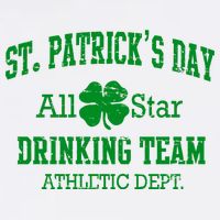 St. Patrick's Day All Star Drinking Team Garment-Dyed Sweatshirt