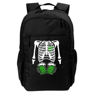 St. Patrick's Day Beer Rib Cage Skeleton Backpack