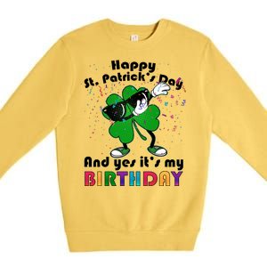 St. Patrick's Day Birthday Premium Crewneck Sweatshirt