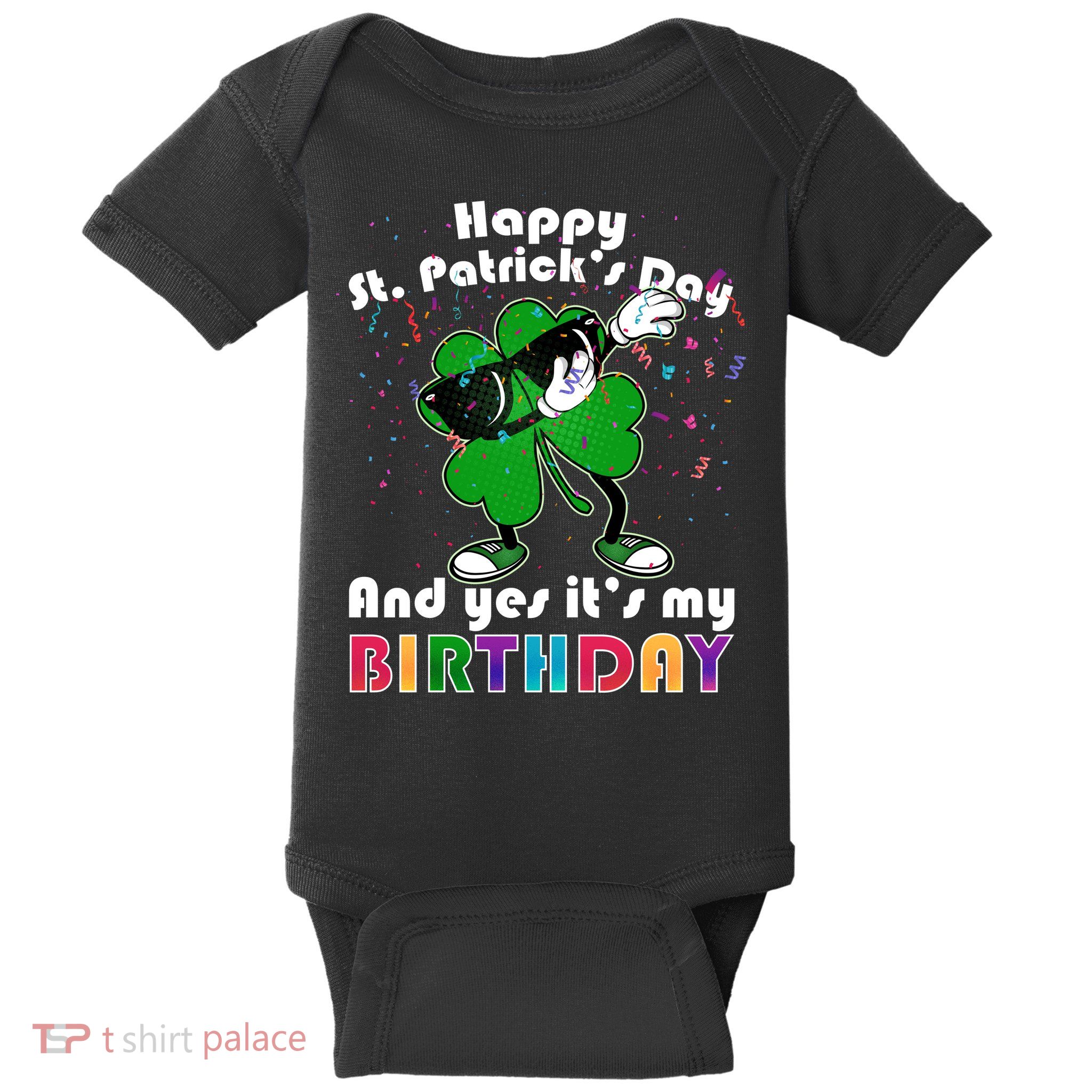 St. Patrick's Day Birthday Baby Bodysuit