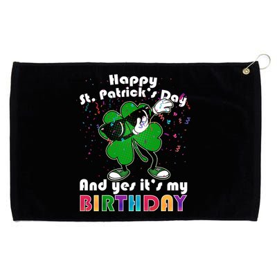 St. Patrick's Day Birthday Grommeted Golf Towel