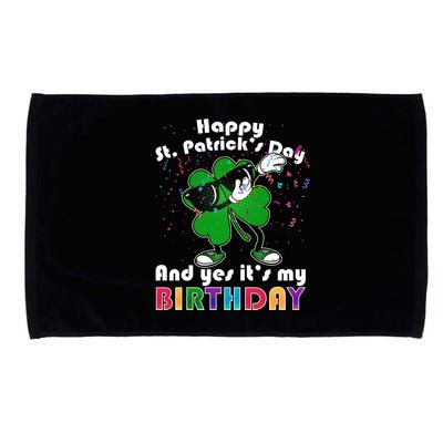 St. Patrick's Day Birthday Microfiber Hand Towel