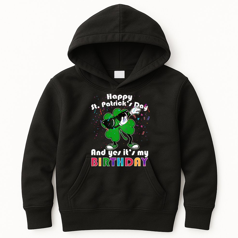 St. Patrick's Day Birthday Kids Hoodie