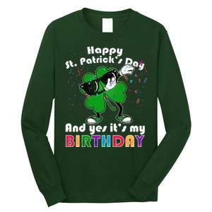 St. Patrick's Day Birthday Long Sleeve Shirt