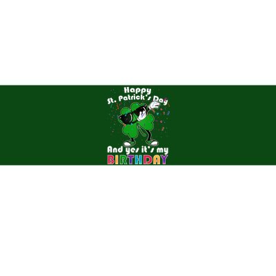 St. Patrick's Day Birthday Bumper Sticker