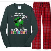 St. Patrick's Day Birthday Long Sleeve Pajama Set