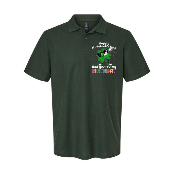 St. Patrick's Day Birthday Softstyle Adult Sport Polo