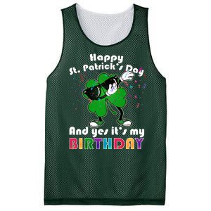 St. Patrick's Day Birthday Mesh Reversible Basketball Jersey Tank