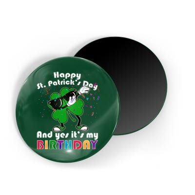 St. Patrick's Day Birthday Magnet