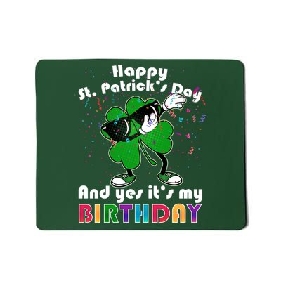 St. Patrick's Day Birthday Mousepad