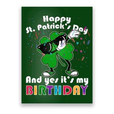 St. Patrick's Day Birthday Poster