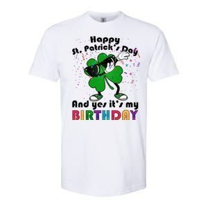 St. Patrick's Day Birthday Softstyle CVC T-Shirt