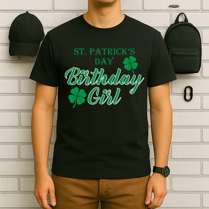 St. Patrick's Day Birthday Girl T-Shirt