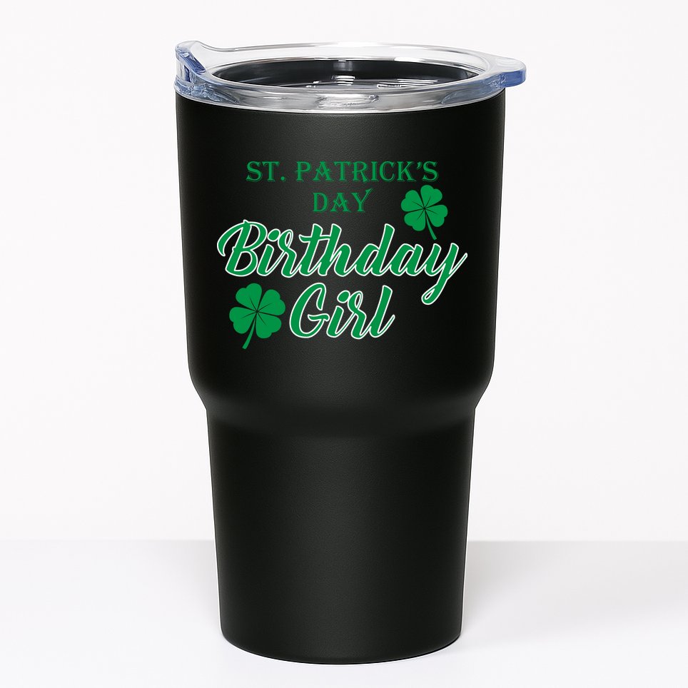 St. Patrick's Day Birthday Girl Tumbler