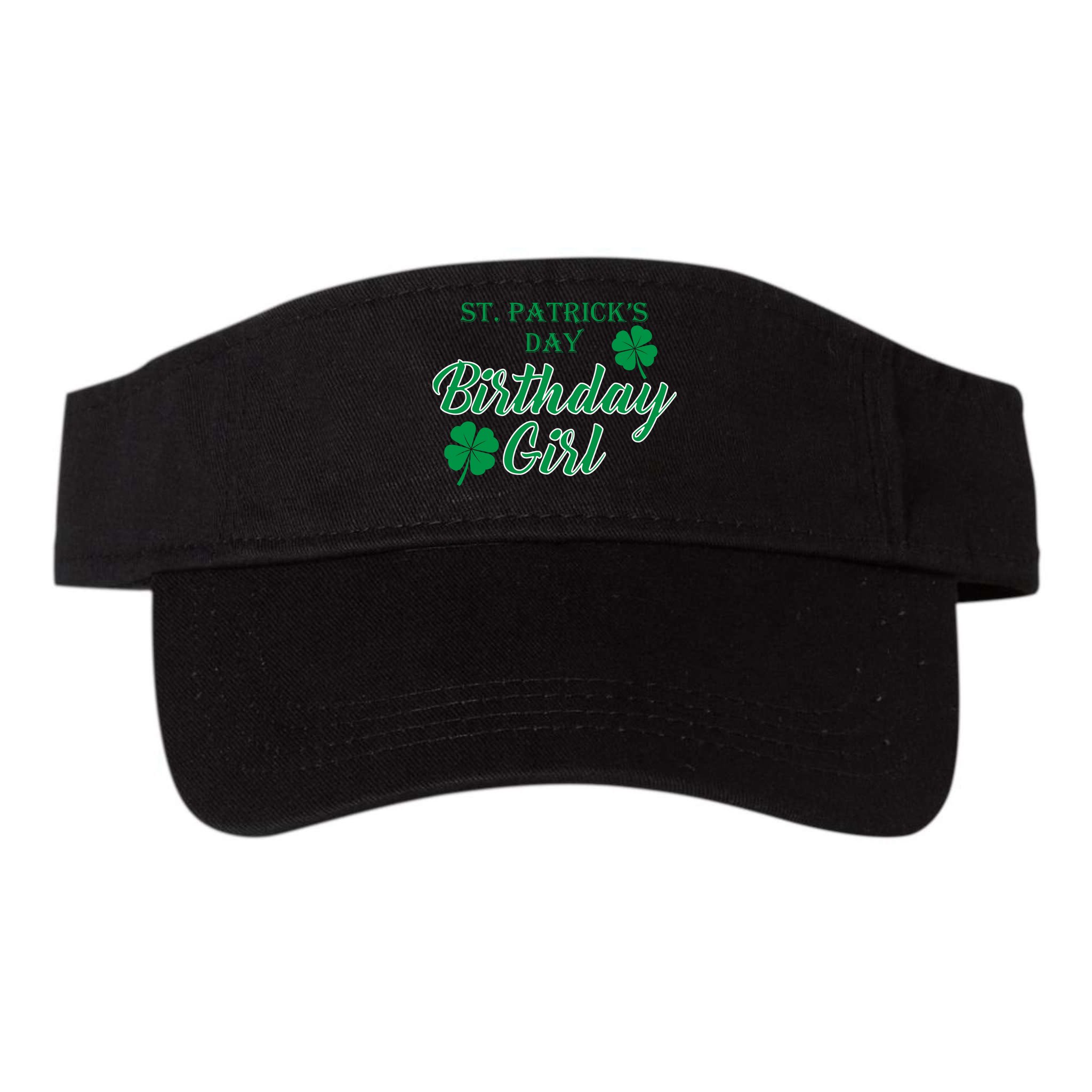 St. Patrick's Day Birthday Girl Visor