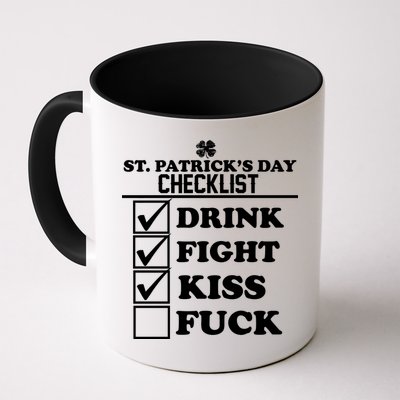 St. Patrick's Day Checklist (Dirty) Mug