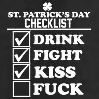St. Patrick's Day Checklist (Dirty) 15oz Campfire Ceramic Mug