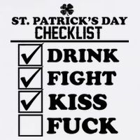 St. Patrick's Day Checklist (Dirty) Garment-Dyed Sweatshirt