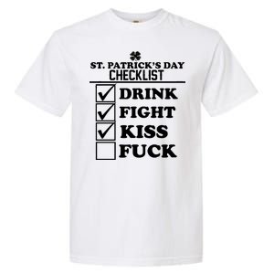 St. Patrick's Day Checklist (Dirty) Garment-Dyed Heavyweight T-Shirt